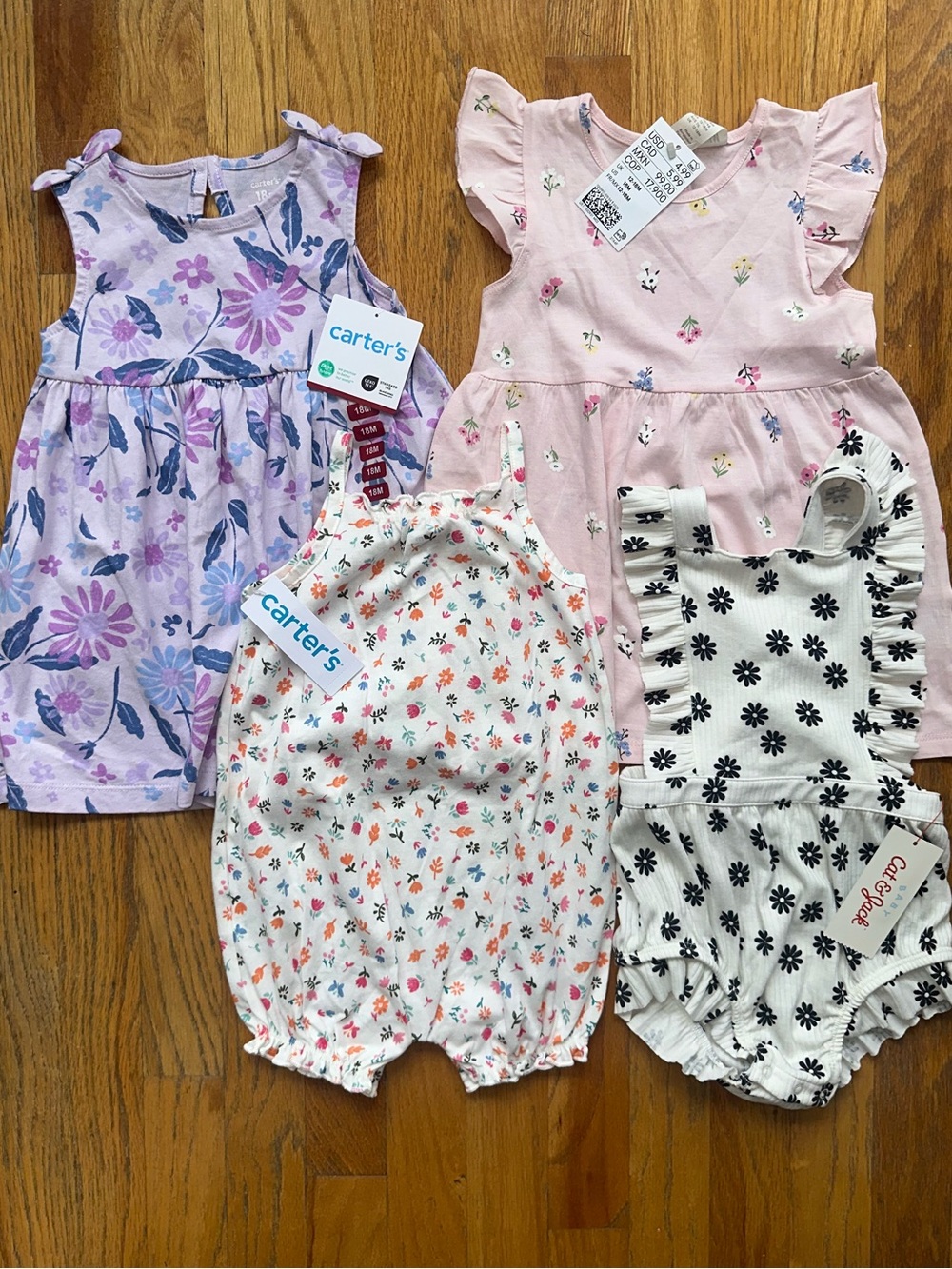 Babygirl Clothing Bundle-Rompers & Dresses - Picture 2 of 10